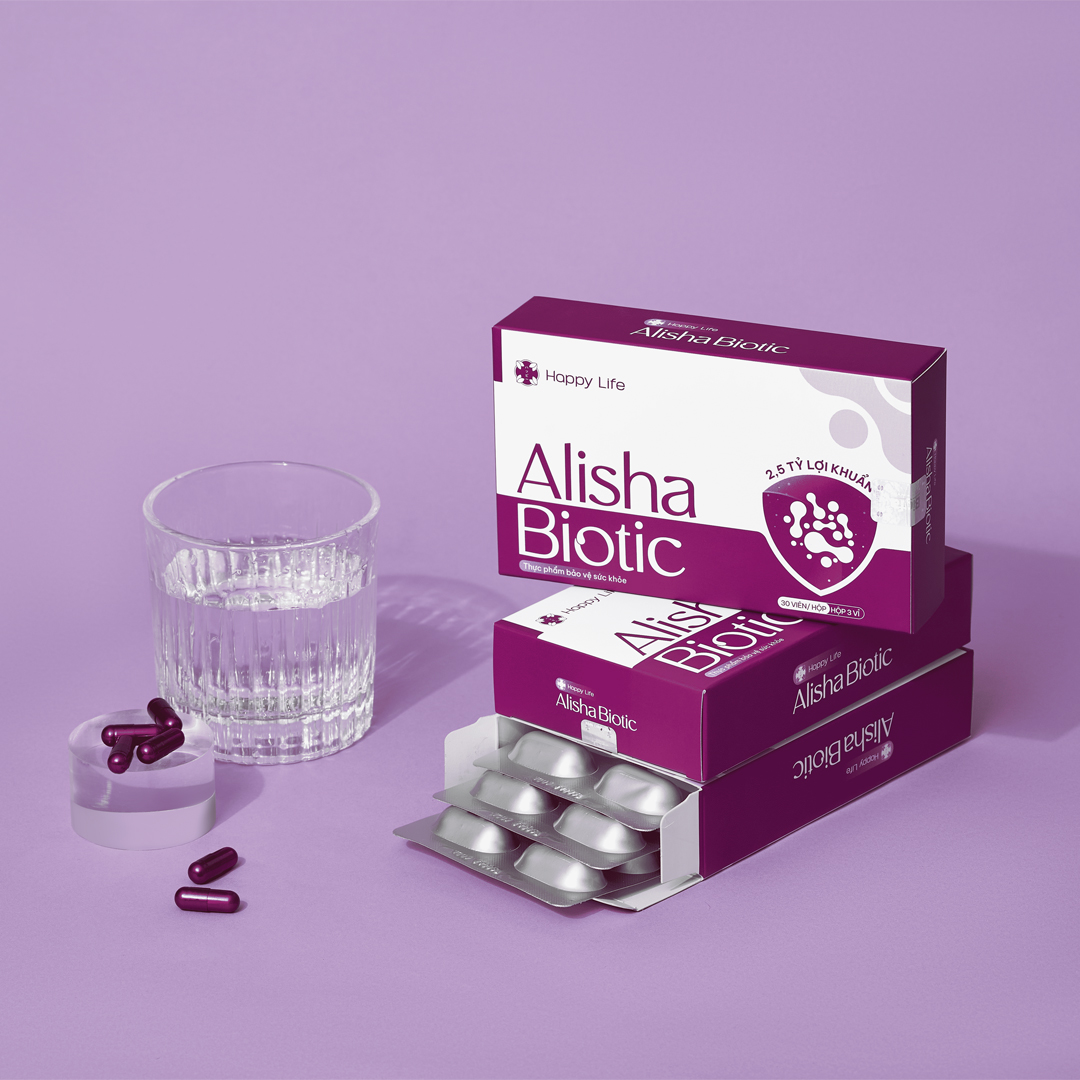 Alisha Biotic – Viên Uống Phụ Khoa, Men Vi Sinh Vùng Kín